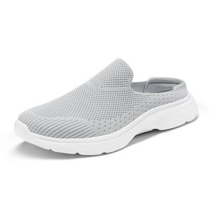 Dream Pairs Mule Slip-On Shoes, Grey/Gray, Women’s 9